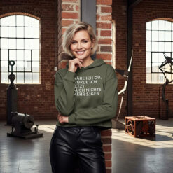 Premium Damen Crop-Hoodie – Bella + Canvas | WÄRE ICH DU