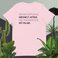 Essenzielles Unisex T-Shirt – Bella + Canvas 3001 | MEINE FAKTEN