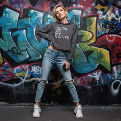 Premium Damen Crop-Hoodie – Bella + Canvas | TEARS