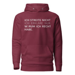 Unisex Premium-Hoodie – Cotton Heritage M2580 | ICH STREITE NICHT