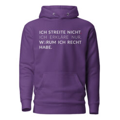 Unisex Premium-Hoodie – Cotton Heritage M2580 | ICH STREITE NICHT