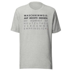 Alternative view of Essenzielles Unisex T-Shirt – Bella + Canvas 3001 | WASCHHINWEIS