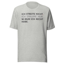 Alternative view of Essenzielles Unisex T-Shirt – Bella + Canvas 3001 | ICH STREITE NICHT