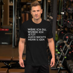 Essenzielles Unisex T-Shirt – Bella + Canvas 3001 | WÄRE ICH DU