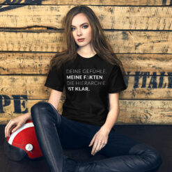 Essenzielles Unisex T-Shirt – Bella + Canvas 3001 | MEINE FAKTEN