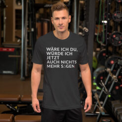 Essenzielles Unisex T-Shirt – Bella + Canvas 3001 | WÄRE ICH DU