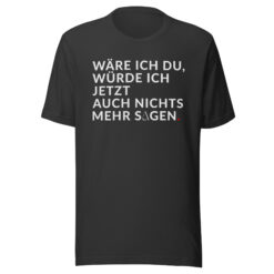 Essenzielles Unisex T-Shirt – Bella + Canvas 3001 | WÄRE ICH DU