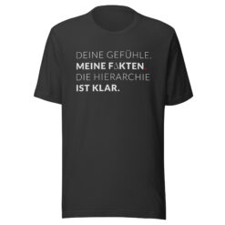Essenzielles Unisex T-Shirt – Bella + Canvas 3001 | MEINE FAKTEN