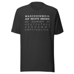 Essenzielles Unisex T-Shirt – Bella + Canvas 3001 | WASCHHINWEIS