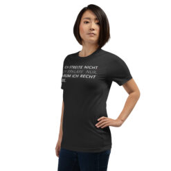 Essenzielles Unisex T-Shirt – Bella + Canvas 3001 | ICH STREITE NICHT