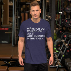 Essenzielles Unisex T-Shirt – Bella + Canvas 3001 | WÄRE ICH DU