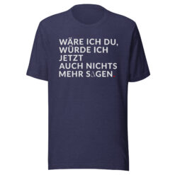 Essenzielles Unisex T-Shirt – Bella + Canvas 3001 | WÄRE ICH DU