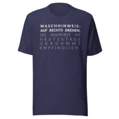 Essenzielles Unisex T-Shirt – Bella + Canvas 3001 | WASCHHINWEIS