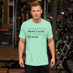 Essenzielles Unisex T-Shirt – Bella + Canvas 3001 | MEINE FAKTEN