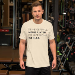 Essenzielles Unisex T-Shirt – Bella + Canvas 3001 | MEINE FAKTEN