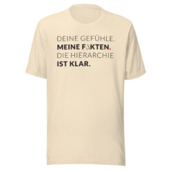 Essenzielles Unisex T-Shirt – Bella + Canvas 3001 | MEINE FAKTEN