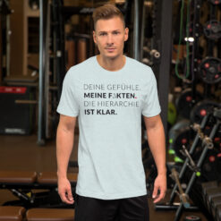 Essenzielles Unisex T-Shirt – Bella + Canvas 3001 | MEINE FAKTEN