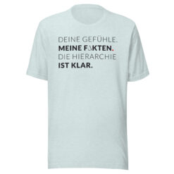 Essenzielles Unisex T-Shirt – Bella + Canvas 3001 | MEINE FAKTEN