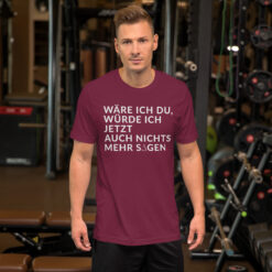 Essenzielles Unisex T-Shirt – Bella + Canvas 3001 | WÄRE ICH DU