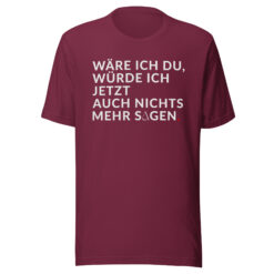 Essenzielles Unisex T-Shirt – Bella + Canvas 3001 | WÄRE ICH DU