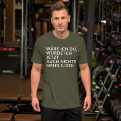 Essenzielles Unisex T-Shirt – Bella + Canvas 3001 | WÄRE ICH DU