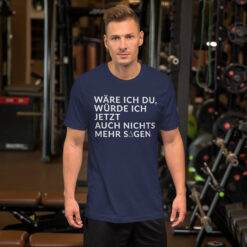 Essenzielles Unisex T-Shirt – Bella + Canvas 3001 | WÄRE ICH DU