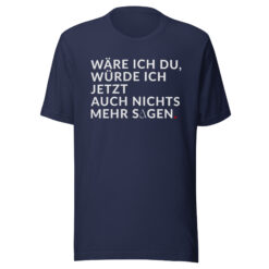 Essenzielles Unisex T-Shirt – Bella + Canvas 3001 | WÄRE ICH DU