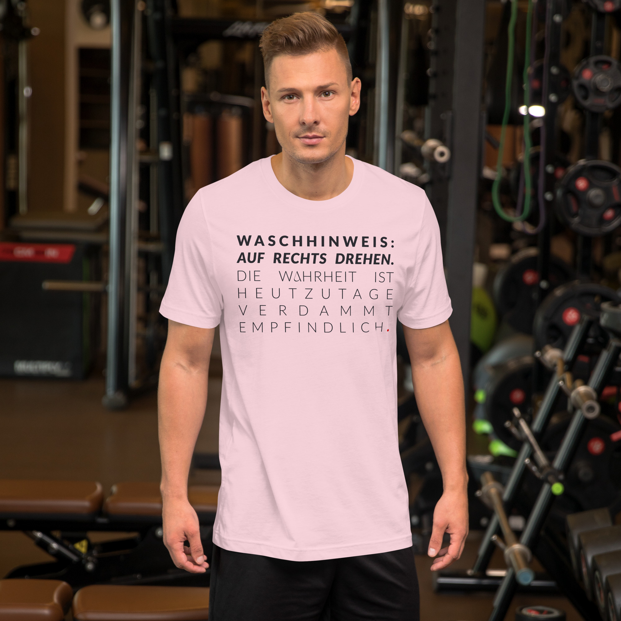 Essenzielles Unisex T-Shirt – Bella + Canvas 3001 | WASCHHINWEIS – Bild 19