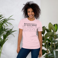 Essenzielles Unisex T-Shirt – Bella + Canvas 3001 | WASCHHINWEIS