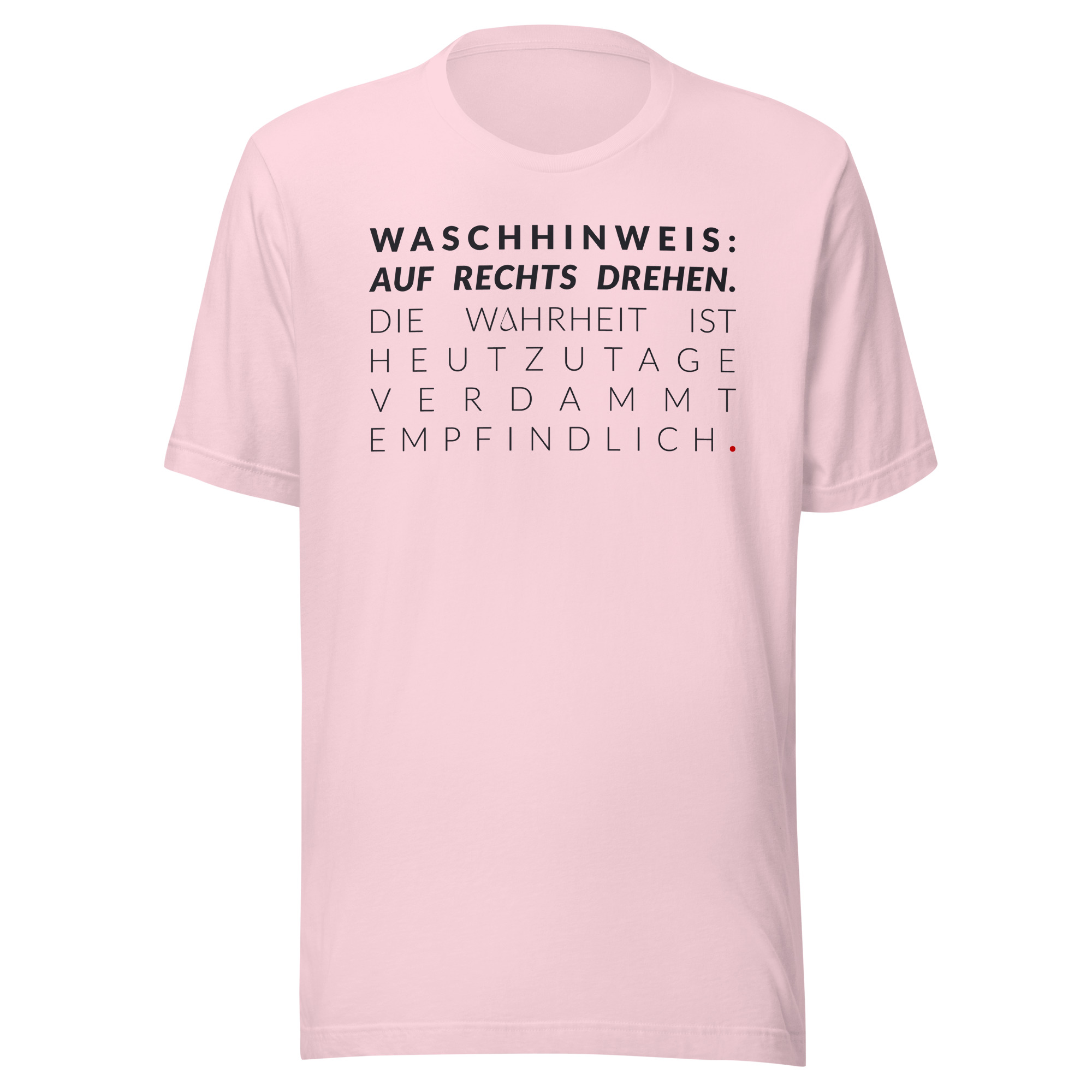 Essenzielles Unisex T-Shirt – Bella + Canvas 3001 | WASCHHINWEIS – Bild 5