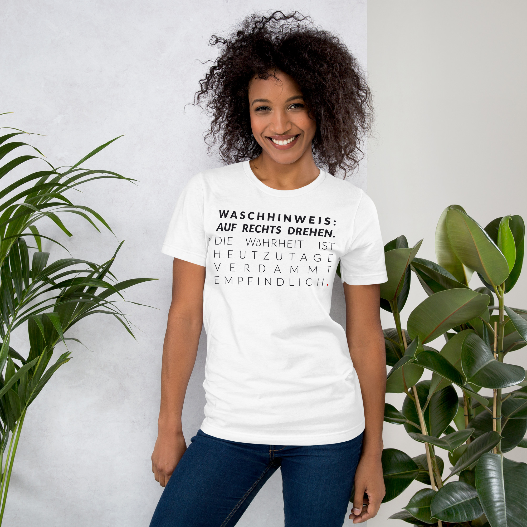 Essenzielles Unisex T-Shirt – Bella + Canvas 3001 | WASCHHINWEIS – Bild 13