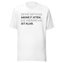 Essenzielles Unisex T-Shirt – Bella + Canvas 3001 | MEINE FAKTEN