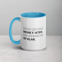 Tasse mit farbiger Innenseite | MEINE FAKTEN