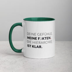 Tasse mit farbiger Innenseite | MEINE FAKTEN