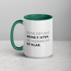 Tasse mit farbiger Innenseite | MEINE FAKTEN