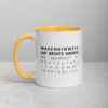 Tasse mit farbiger Innenseite | WASCHHINWEIS