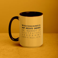 Farbige Tasse | WASCHHINWEIS
