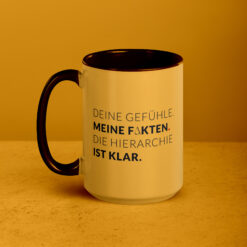 Tasse mit farbiger Innenseite | MEINE FAKTEN