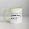 Tasse mit farbiger Innenseite | MEINE FAKTEN
