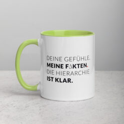 Tasse mit farbiger Innenseite | MEINE FAKTEN
