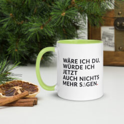 Tasse mit farbiger Innenseite | WÄRE ICH DU