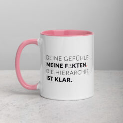 Tasse mit farbiger Innenseite | MEINE FAKTEN