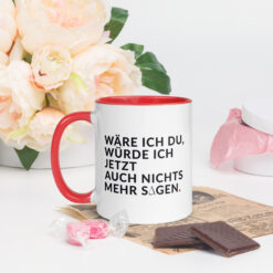 Tasse mit farbiger Innenseite | WÄRE ICH DU