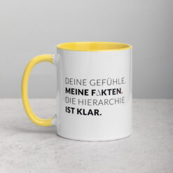 Tasse mit farbiger Innenseite | MEINE FAKTEN