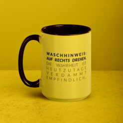 Farbige Tasse | WASCHHINWEIS