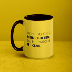 Tasse mit farbiger Innenseite | MEINE FAKTEN
