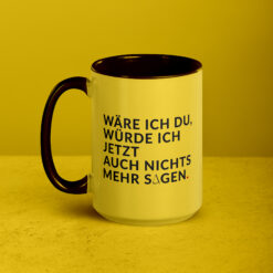 Tasse mit farbiger Innenseite | WÄRE ICH DU