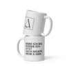 Weiße, glänzende Tasse | WÄRE ICH DU