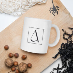 Weiße, glänzende Tasse | MEINE FAKTEN