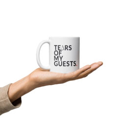 Weiße, glänzende Tasse | TEARS